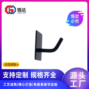 Stainless Steel Hook Bathroom Nail-free Coat and Hat Single Hook Bathroom Hardware Self-adhesive Kitchen Metal Strong Adhesive Behind the Door