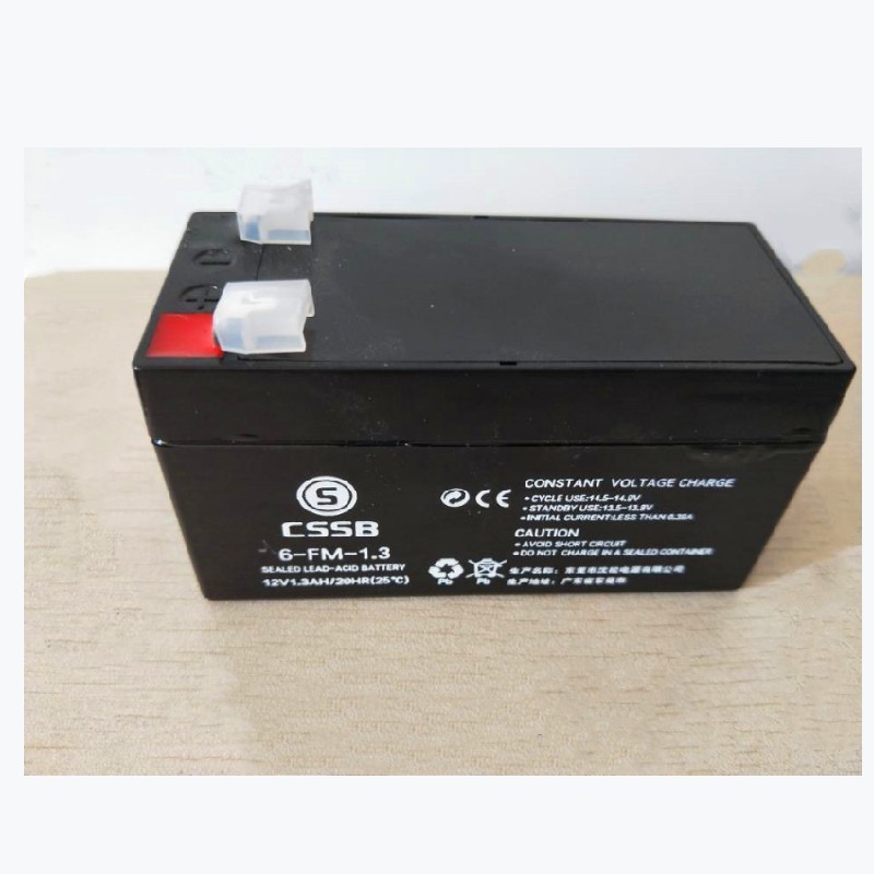 CSSB沈松蓄电池 6-FM-1.3 阀控式 12V1.3AH消防 电梯 门禁 仪器