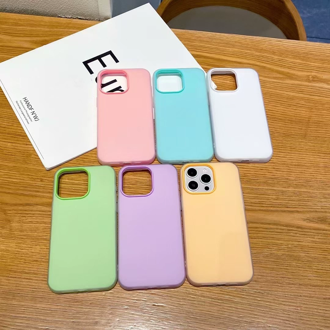Двухслойный Jelly-чехол подходит для iPhone16/15/14promax Apple 13/12pro все включено 11 защитный чехол