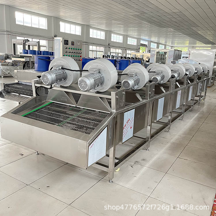 全自动净菜沥水风干机黄花菜竹笋干风干机多功能蔬菜清洗风干设备