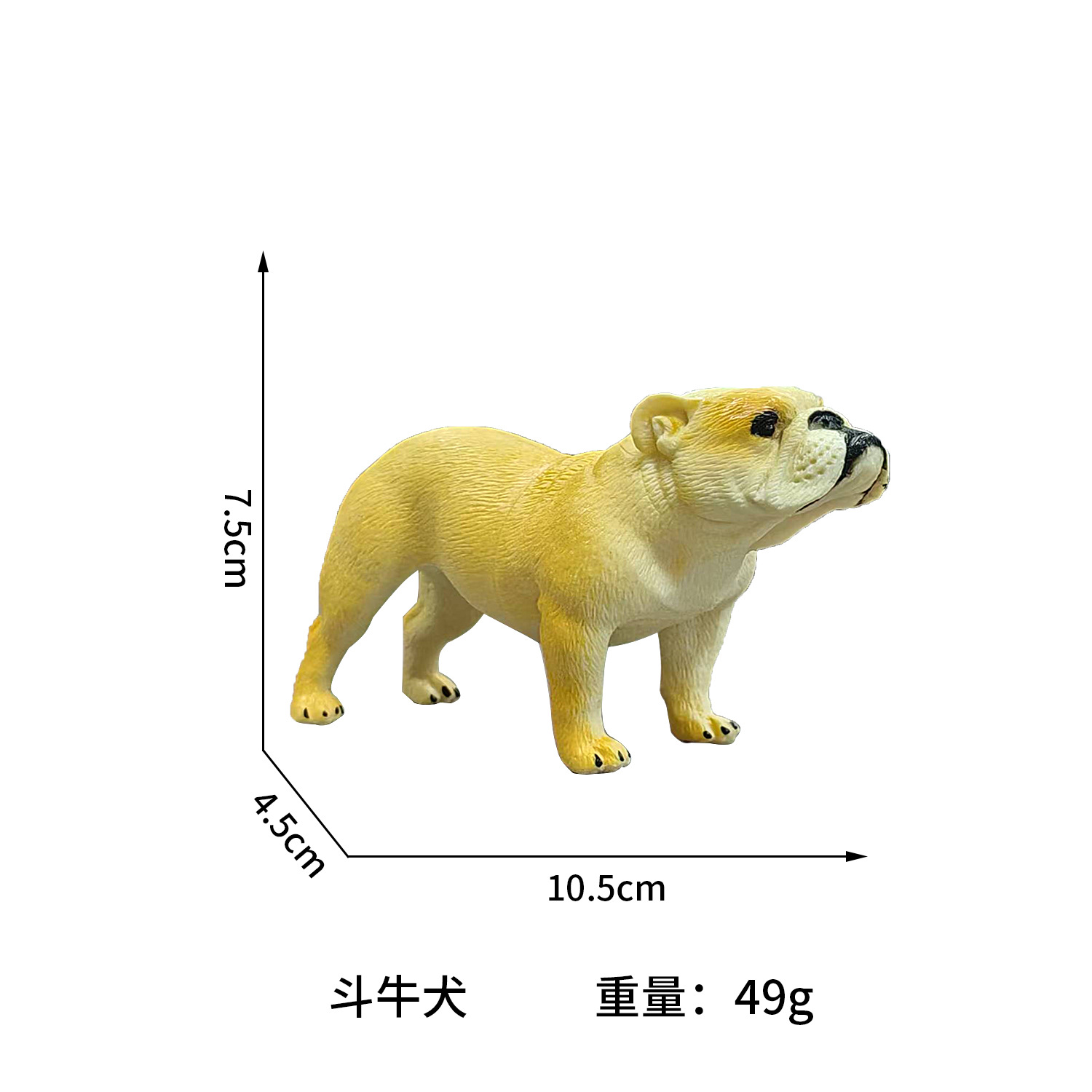 Modelo de animal de simulación transfronteriza, perro gato, perro vip, perro de leña, perro dorado, gato siamés, gato azul, gato naranja, modelo de adornos de gato