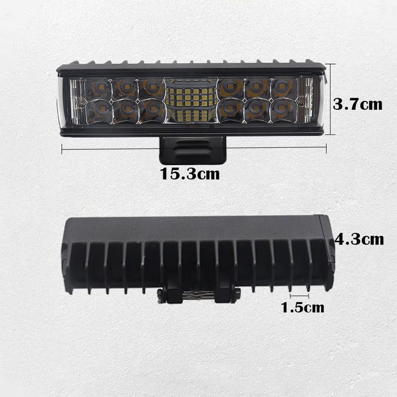 Factory wholesale car led work light spotlight led light 60w electric car light modified truck roof spotlight