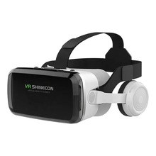 新款VR SHINECON千幻魔镜VR眼镜G04BS蓝牙耳机版3d虚拟现实头盔