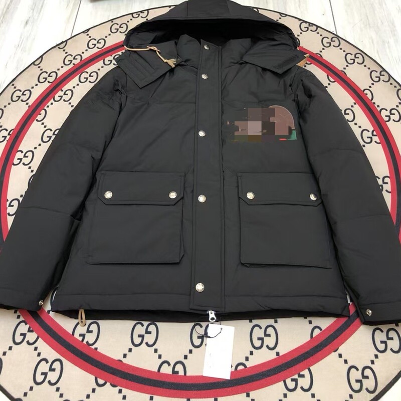 High-End 25Ss Winter North Home Tnf Collaboration down Jacket with Printed Embroidery, Fashionable Vintage Floral Warm Couple's Coat