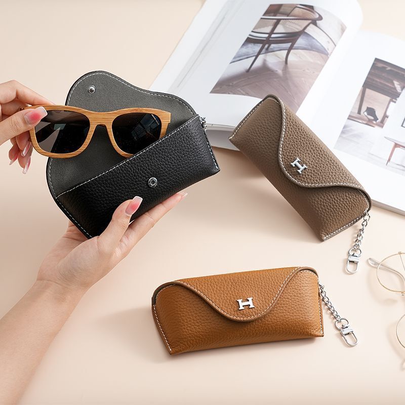 New Ultra-thin Sunglasses Sunglasses Storage Box to Prevent Myopia Eye Bag High-end Portable Protective Cover