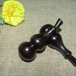 文玩葫芦 紫光檀小葫芦摆件 木质手把件葫芦厂家批发