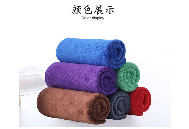 厂家批发理发店美容院专用毛巾加厚吸水美容美发超细纤维毛巾方巾详情6