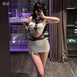 情趣内衣性感小胸调情秘书制服纯欲qqny诱惑睡衣包臀裙套装女代发