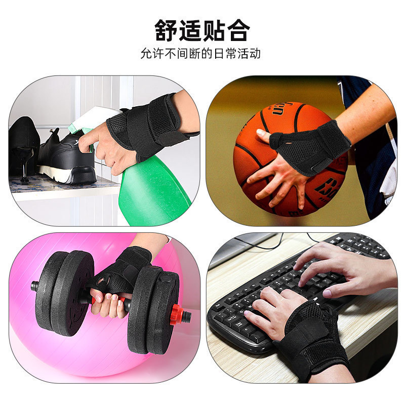双向支撑护腕 运动恢复大拇指 可调节带扭伤骨固定左右手通用|undefined