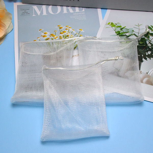Foaming Net Foaming Net Bag Wholesale Facial Cleanser Soap Handmade Bag Soap Net Storage Face Wash Bath Cleansing