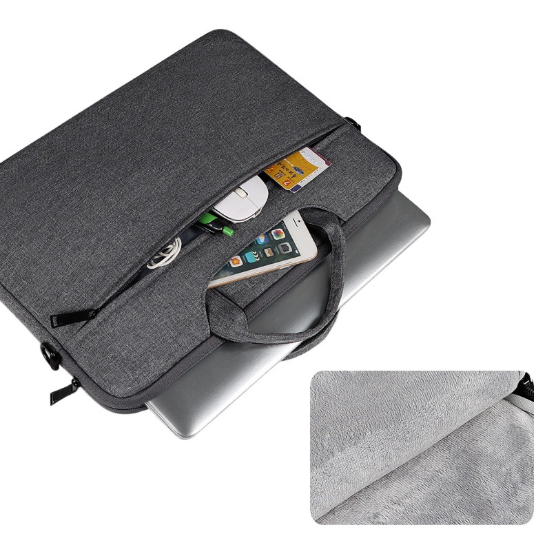 Wholesale one-shoulder laptop bag waterproof briefcase 131415.6-inch men and women printed logo