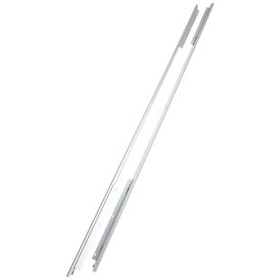 Cabinet up and down synchronous split sliding door sliding door sliding door track mute two-way linkage opening and closing door guide rail hardware accessories