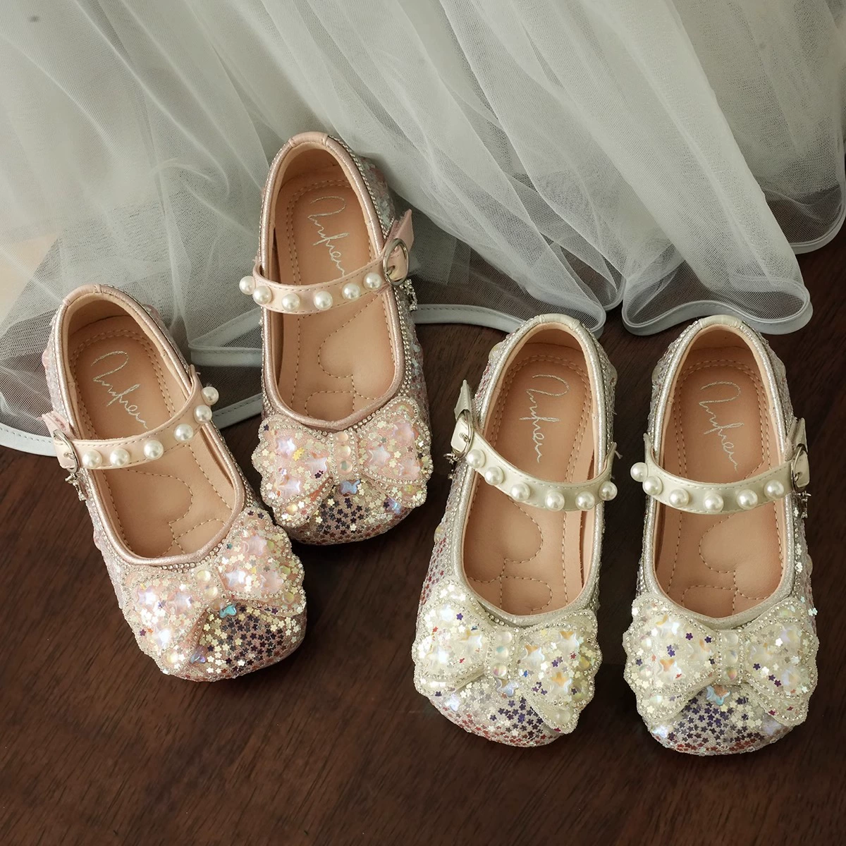 Принцесс обувь для девочек 2025 новые весенние детские туфли для девочек