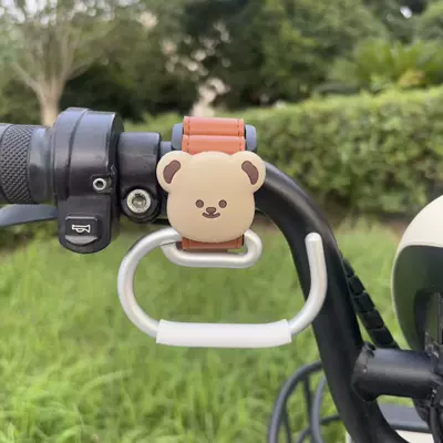 Other Electric Vehicle Accessories: cartoon cute baby stroller - brown-little-brown-bear