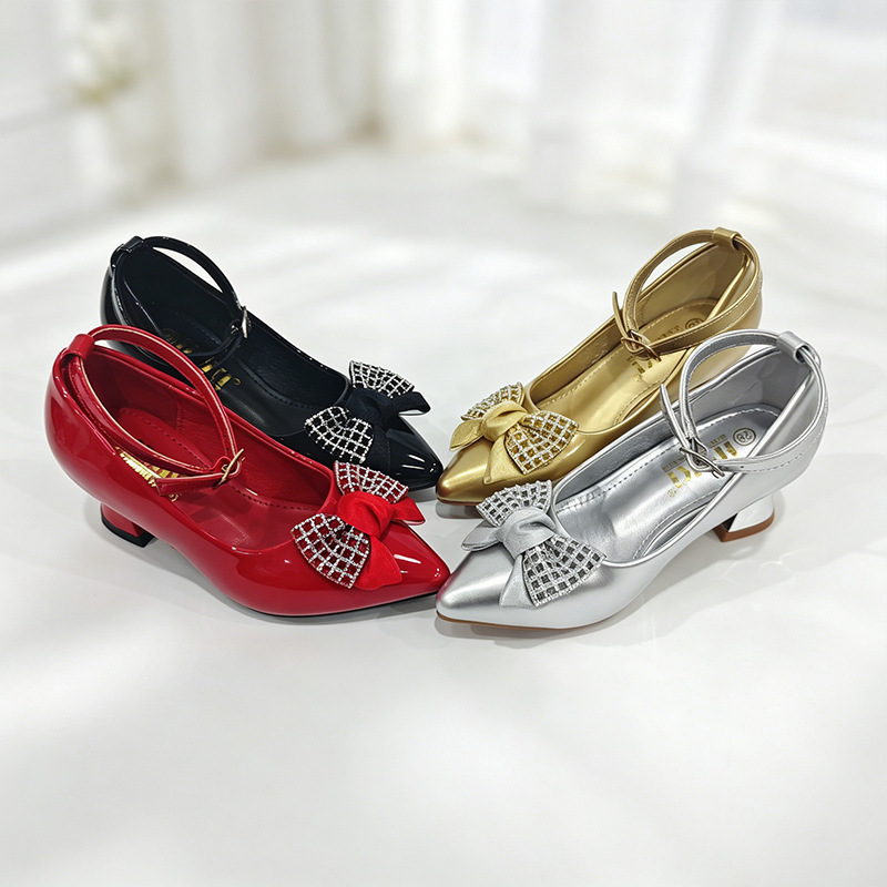 Sandals 2026 New Style Butterfly High-Heeled Shoes for Girls, Princess Shoes, Kidsren's Fashion Dance Performance Shoes, Crystal Shoes Sandals 2026 New Style Butterfly High-Heeled Shoes for Girls, Princess Shoes, Kidsren's Fashion Dance Performance Shoes, Crystal Shoes