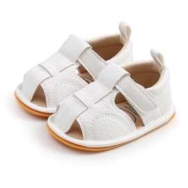 夏季新生儿0-1岁学步鞋子凉鞋新生婴儿男女宝3-6-12个月透气软底