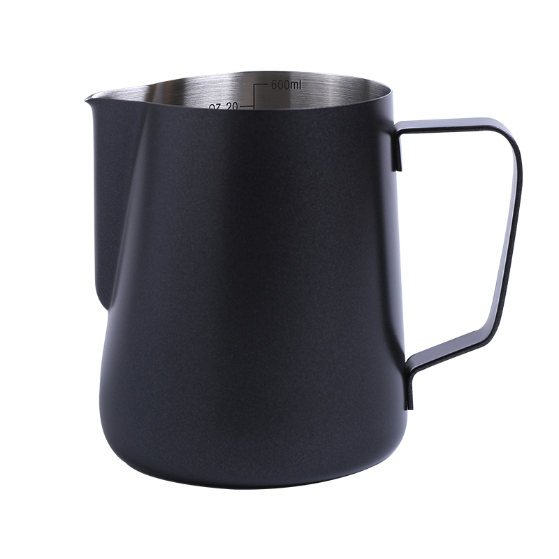 花引きカップステンレスミルクカップ厚いコーヒーティーポット花式コーヒーミルクティー店用品先の花引きシリンダー|undefined