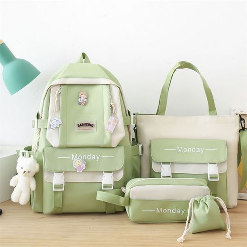 Backpack for girls, primary school students, fresh and lovely, suitable for grades 3 to 5 and 6 to 8, large capacity, dual shoulder bag for middle school students, junior high school students, also for boys