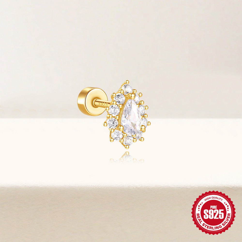 3g Weight 925 Sterling Silver Ear Needle Material Pearl, Zircon Inlay Material Earrings, Ear Studs Classification 1 Piece Quantity Daily Occasion 925 Sterling Silver Material Geometric Pattern Unisex Gender Inlay Design IG Style Style 1 Piece 925 Sterling Silver Pearl Zircon Geometric Earrings Ear Studs 24