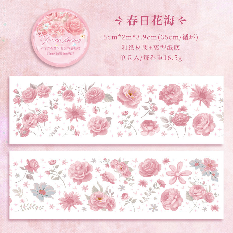 Baihui incluye cinta adhesiva de la cuenta de mano de encaje paisajístico pegatinas de la cuenta de mano adorable decoración del marco de la tarjeta Go