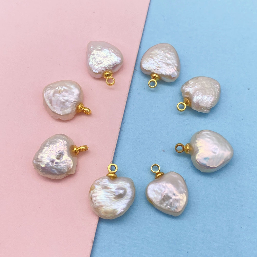 1 Piece Quantity 1 Piece Freshwater Pearl Heart Shape Pendant