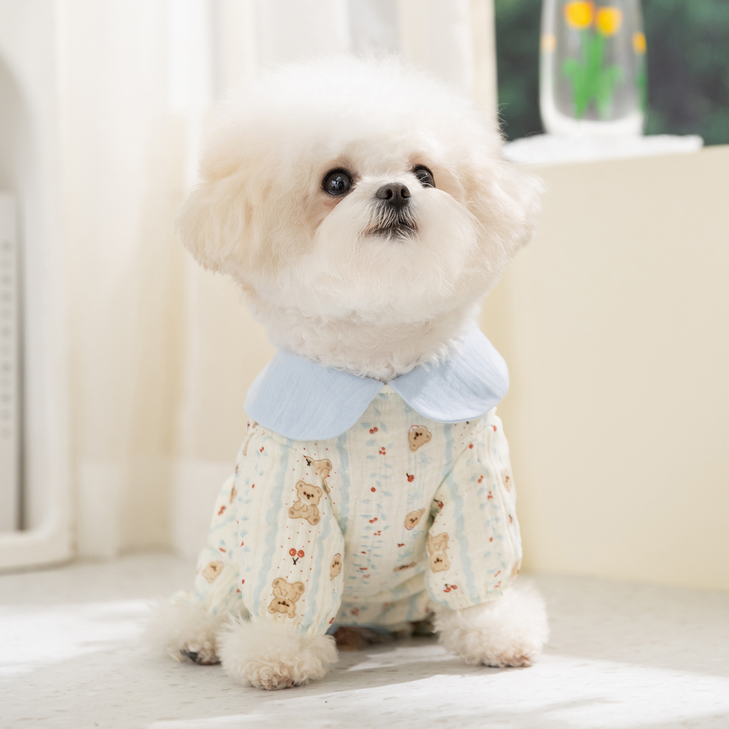 26 primavera y verano delgada cuatro patas abdominal abrigo abrigo abrigo abrigo pijama gato ropa de perro ropa de perros pequeños y medianos image 2