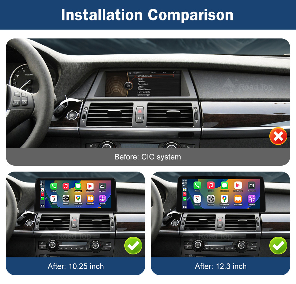 Lutot LinuX Touch Display Is Suitable for Bmw X5 X6 CCC/CIC System Car Multimedia Display