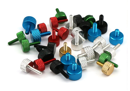 彩色调节铝合金手拧螺钉机箱改装DIY螺丝M3M4*6*8*10*12*16