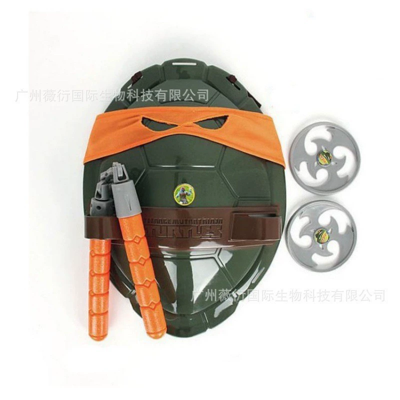 Аниме периферийные Черепашки ниндзя игрушка оружие набор панциря черепахи SuperHero Cosplay Costume