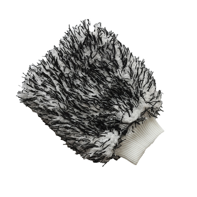 Xinxiili engrosada chenille guantes de lavado de coches guantes de espuma de terciopelo de coral terciopelo largo de una cara guantes de limpieza de coches de doble cara de terciopelo largo