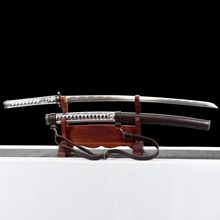 龙泉市刀剑影视行尸走肉日式碳钢宝剑Katana米琼恩指挥佩刀未开刃