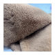 Factory in stock 15 fur big rabbit fur full polyester 430g rabbit fur 15mm boutique imitation rabbit fur flannel clothing toy cloth