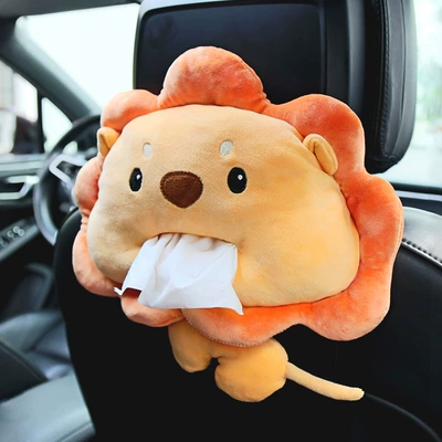 Car tissue box/set | Cartoon Plush Paper Box