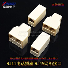 �WRJ11�Ԓ����ֱͨ�^  RJ45�W�j��ͨ�^�W���B���� һ�ֶ�8о�ֽ�