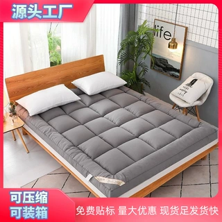 跨境加绒立体羽丝绒床垫秋冬款加厚床褥3D磨毛不塌陷榻榻米褥子