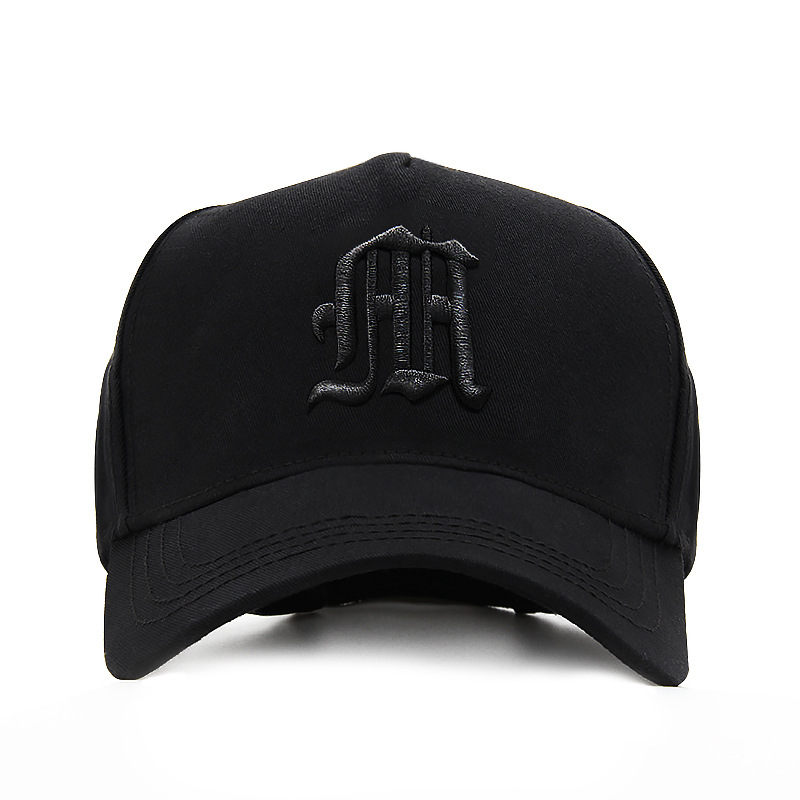 高い帽子の男性の大きいサイズの野球帽の秋の大きい頭の周りの刺繍の純綿のアヒルの舌の帽子の潮は顔の小さい日よけの帽子を現します。