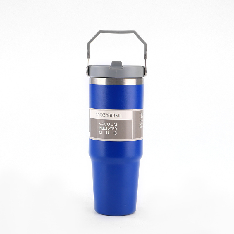 東南アジアアメリカンスタイル 20oz30oz カーカップポータブルシングルおよびダブルドリンク透明カバーアイスバ 304 ステンレス鋼魔法瓶カップ|undefined