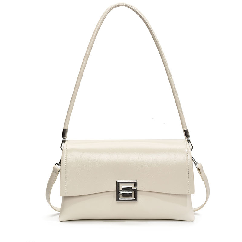 2025 nuevo bolso axilar de alta calidad bolso retro ocio de moda nicho pequeño bolso de cera de lujo ligero
