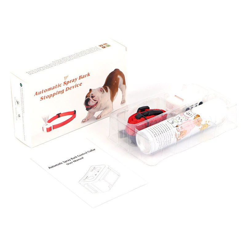 Новый в наличии собака Баркер поведение обучение ошейник распознавание звука автоматический спрей домашнее животное Barker