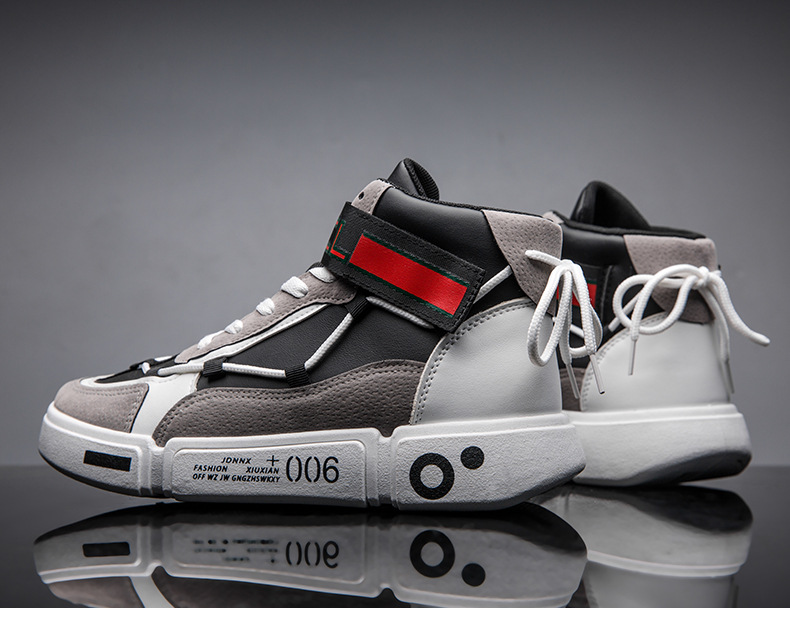 Hoge top herenschoenen zomer nieuwe casual sport Koreaanse versie trendy mode alle match heren groothandel_voghion.com