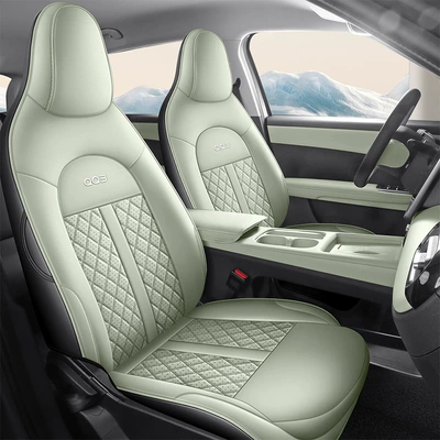 for Chery Qq3Ev, Perforated Leather, Wear-Resistant, Universal seat cover