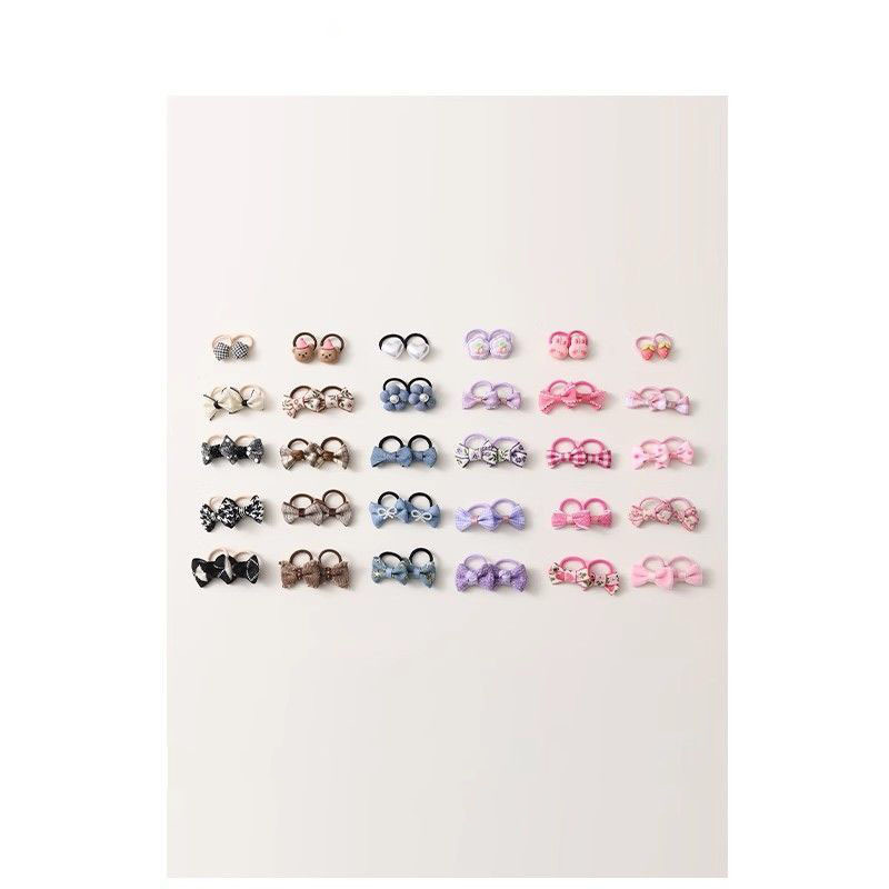 Pet Hair Accessories Handmade Fabric Dog Hair Cords For Dogs_voghion.com