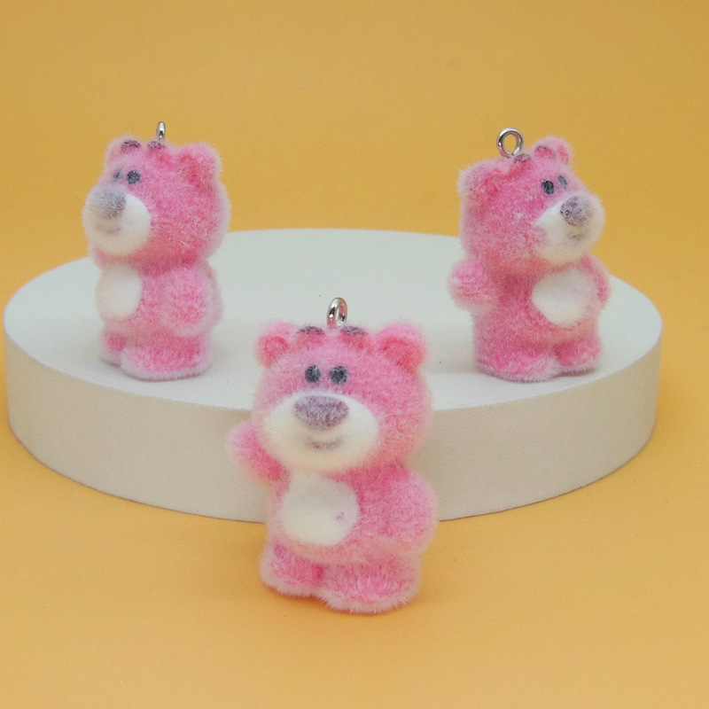 日本と韓国のかわいい植毛小動物ペンダント手作り DIY 携帯電話チェーンバッグペンダント植毛人形ジュエリーアクセサリー|undefined