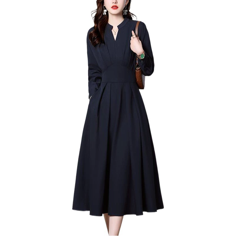 Ранняя весенняя одежда Платье во французском стиле 2024 Новое высококачественное шикарное модное платье для похудения, уменьшающее возраст, темпераментное платье для женщин