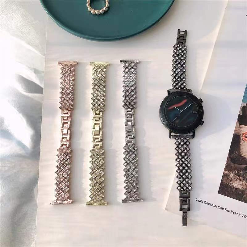 For Huawei gt2/gt3 watch with 42mm Glory watch/FIT Metal Diamond Women's Trendy Niche 20mm For Huawei gt2/gt3 watch with 42mm Glory watch/FIT Metal Diamond Women's Trendy Niche 20mm