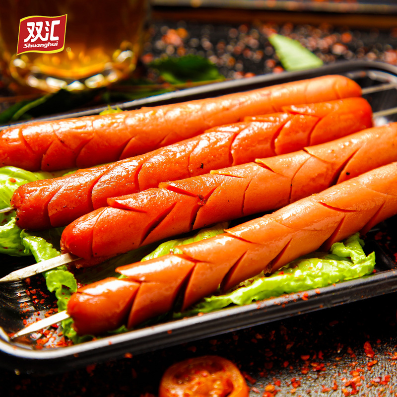 双汇汇福来王中王ハム腸箱鶏肉腸トウモロコシ腸インスタントラーメン腸レジャースナック卸売り