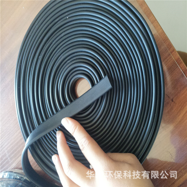 滑差轴扁平气胀管透明橡胶扁管气胀轴黑扁内胆气涨轴扁平管