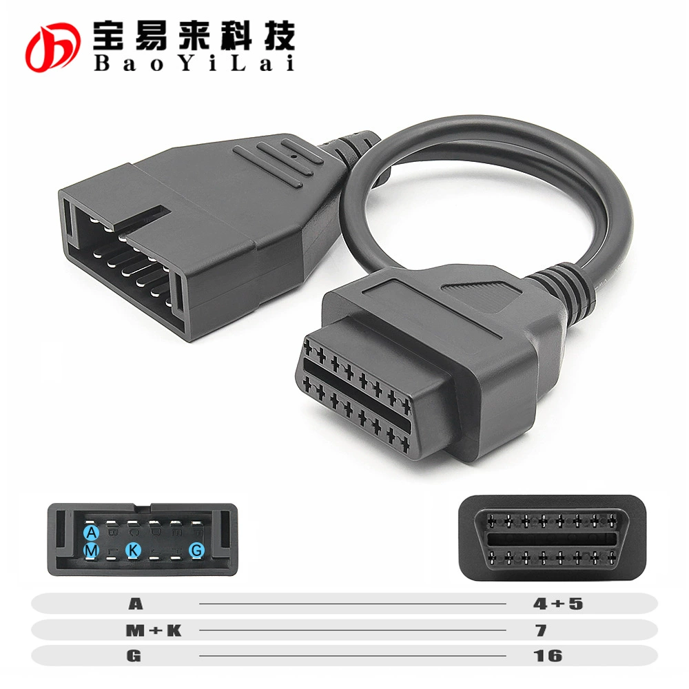 12 PIN для GM Универсальный автомобиль старой автомобильной линии преобразования OBD1 OBD2 Диагностический прибор адаптер кабель
