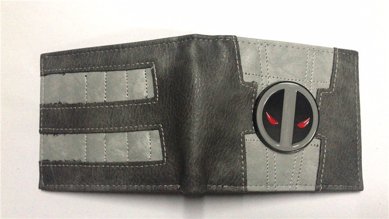 Estudiante de los hombres y las mujeres corto de metal monedero titular de la tarjeta