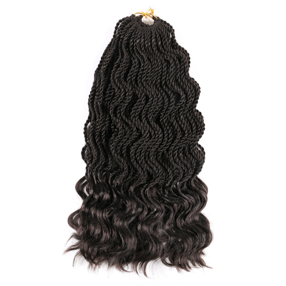 Chemical Fiber Two Strand Swallowtail Dreadlocks Crochet Hair Wig_voghion.com
